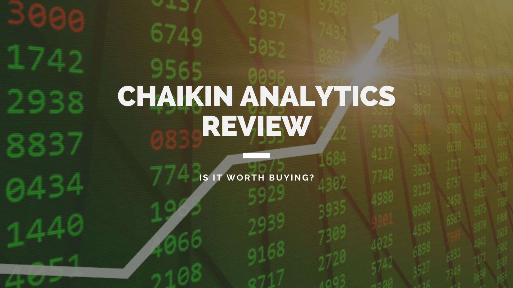 Chaikin Analytics Review – Scam Or Legit? - Top Trading Reviews - What Stock Is Marc Chaikin Recommending